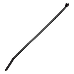 Panduit BT1M-C0 Dome-Top Barb Ty Cable Tie, Weather Resistant Nylon 6.6, Miniature Cross Section, Curved Tip, 18lbs Min Tensile Strength, .90" Max Bundle Diameter, .036" Thickness, .095" Width, 4" Length (Pack of 100)