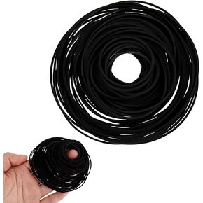 100 PCS Recorder Rubber Belts, 40-135mm Cassette Recorder Repair Maintenance Mix Flat Cassette Square Tape Strap Repair Rebuild Replacement for DVD CD LD VCR Repeater Drives 1mm Width