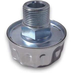 Hydraulic Oil and Fuel Filler Metal Vent Breather Cap for Reservoir Tank (with Flange, BSP 1 in Threaded, Chrome Plated)
