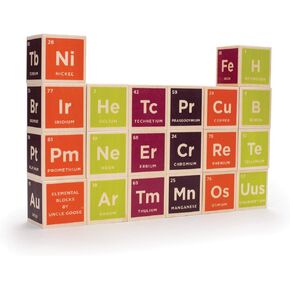 Uncle Goose Periodic Table Blocks - Made in The USA