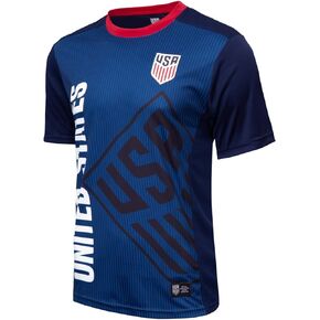 Icon Sports U.S. Soccer USMNT Adult Soccer Game Day Jersey-Inspired Shirt