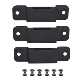Tape Measure Clips Set of 6 Metal Measuring Tape Holder Clip with Fitting Screws for Leather Tape Holster and Tool Pocket Pouch