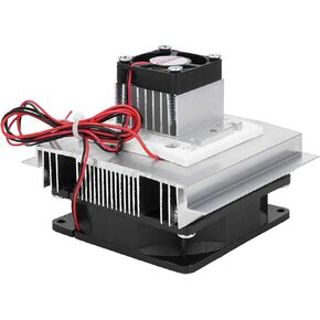 DC 12V 60W DIY Thermoelectric Peltier Cooling System DIY Kit XD35 Thermoelectric Peltier Plate Module for Cooling (with Cold end Fan)