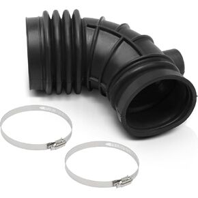 A-Premium Engine Air Intake Hose Tube W/Clamps [fits DOHC, 6Cyl 2.7L] Compatible with BMW [E30] 325e 1984-1987, 325e 1984-1987, 325es 1986-1987 & [E28] 528e 1982-1987, Replace# 13711285479