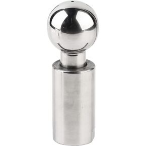 3/4 Inch Rotary Spray Ball, Stainless Rotary Spray Cleaning Ball Female Thread Cip Tank Cleaning Ball 360° Spray Pattern for Mechanical Equipment Tank