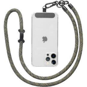 Cell Phone Lanyard,Nylon Crossbody Strap Lanyard Outdoor Climbing Rope Neck Key ID Card Holder