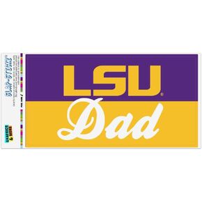 LSU Dad Automotive Car Window Locker Bumper Sticker