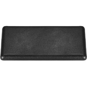 uxcell Standard Plastic Rectangle Aluminum Extrusion End Cap Black 40x80mm 20pcs