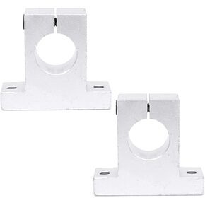 FKG SK25 Aluminum Linear Motion Rail Clamping Guide Support for 25mm Diameter Shaft, Set of 2 in Kuwait