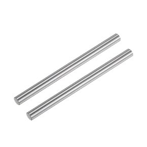 uxcell 2pcs Linear Motion Rods 6mm x 100mm (0.24 x 3.94 Inches) Case Hardened Chrome Plated Linear Rail Shaft Round Guides for 3D Printer, DIY, CNC