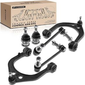 A-Premium Set of 6, Front Upper Control Arm, Sway Bar Link, Rearward Lower Ball Joint, Compatible with Dodge Charger 2006-2020, Challenger 2008-2019, Magnum 2005-2008, Chrysler 300 2005-2019