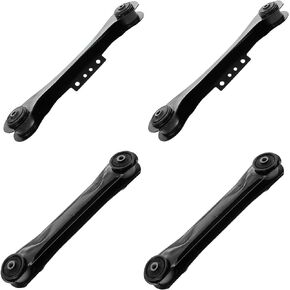 Control Arms Upper Lower Rear Left & Right Kit Set of 4 for 97-06 Jeep Wrangler