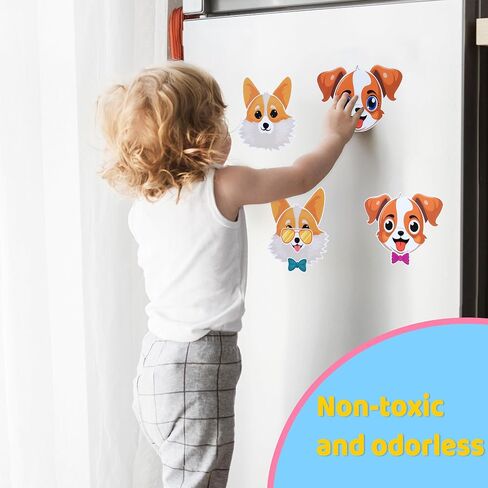 36 PCS Dog Make A Face Stickers for Kids - Make Your Own Sticker Sheets - Kids Party Favor Supplies Craft Gifts - Boys Girls Party Activities in Kuwait