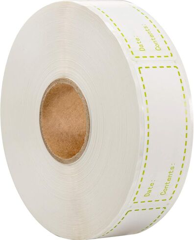 1000 Pieces 1 x 3 Inch Food Storage Freezer Sticker Removable Refrigerator Freezer Labels in Kuwait