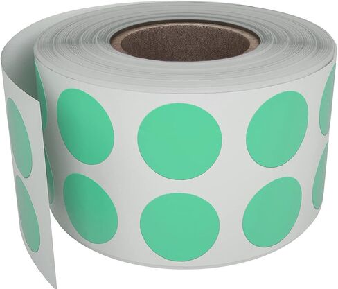 Royal Green Bright Neon Stickers Dots for Labeling - Orange Colored Labels Rolls Fluorescent Sticker in 13mm (0.50 inch) - 1080 Pack in Saudi Arabia