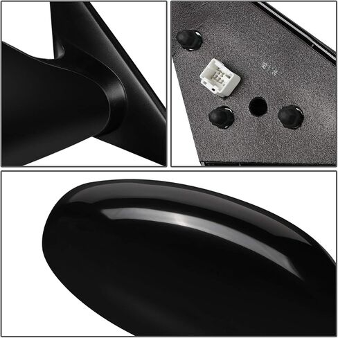 DNA MOTORING OEM-MR-NI1320125 Factory Style Powered Left Driver Side Door Mirror Compatible with 00-01 Altima in Saudi Arabia