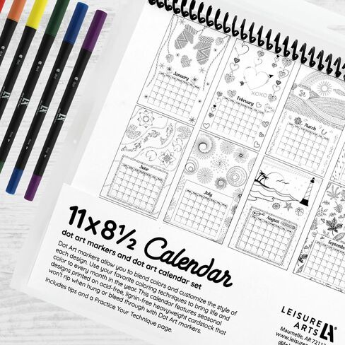 Leisure Arts Dot Art Animal Color Book, 5"x7", Dot Art, Dot Marker Book, Dot Art Activity Book, Dot Book, Dot Coloring Book, Dot Paint Book, Dot Art Book, Dot Markers Coloring Book in Saudi Arabia