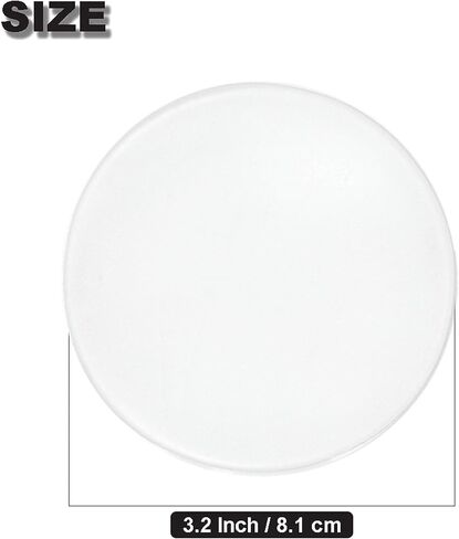 3 Inch Door Stopper Wall Protector Shield Self Adhesive Handle Bumper Rubber Stop (Clear-2 pcs) in Saudi Arabia