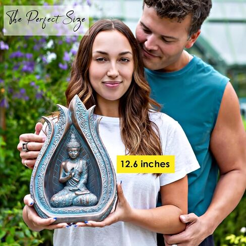 25DOL Buddha Statues for Home. 8.6" Buddha Statue. Collectibles and Figurines, Meditation Decor, Spiritual Living Room Decor, Yoga Zen Decor, Hindu and East Asian Décor in Saudi Arabia