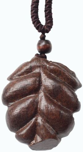 Handmade Wooden Fish Craft Pendant Retro Folk for Dress Sweater and Leisure Dressing/Clothing Accessories/Home Decoration Pendant - Curved tail fish in Saudi Arabia