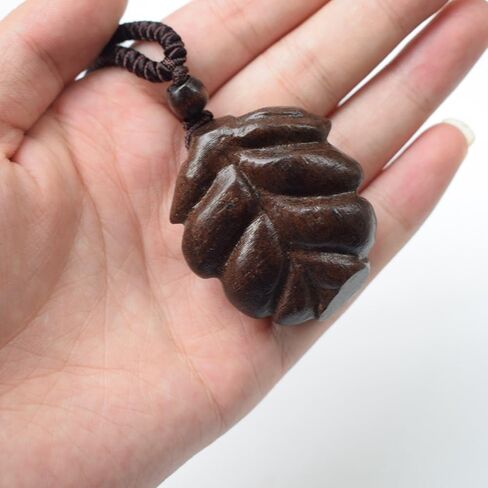 Handmade Wooden Fish Craft Pendant Retro Folk for Dress Sweater and Leisure Dressing/Clothing Accessories/Home Decoration Pendant - Curved tail fish in Saudi Arabia