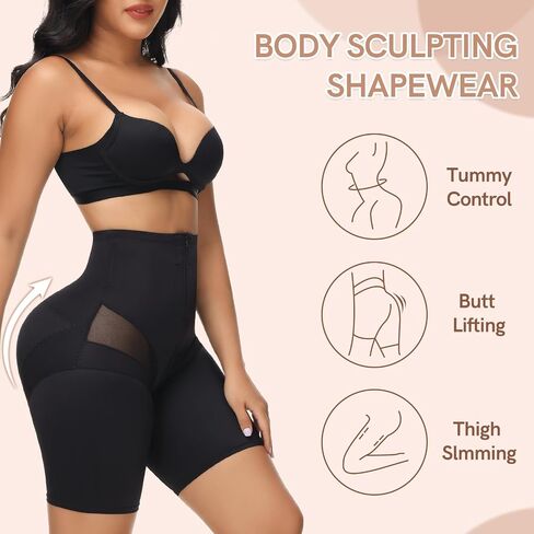 Shapewear Tummy Control Butt Lifting Bbl Shorts Girdle for Women High Waisted Fajas Colombians Body Shaper Panties in Saudi Arabia