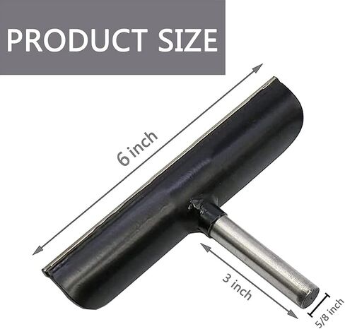 Silver Stainless Steel Lathe Tool Rest for Woodworking Wood Turning Lathe Turning Tool Curved-shaped Rest, 5/8" Diameter Post in Saudi Arabia