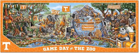 YouTheFan NCAA Georgia Bulldogs Game Day at The Zoo 500pc Puzzle 28" x 10.5" in Saudi Arabia