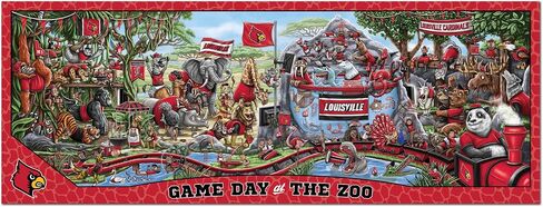 YouTheFan NCAA Georgia Bulldogs Game Day at The Zoo 500pc Puzzle 28" x 10.5" in Saudi Arabia
