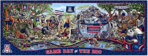 YouTheFan NCAA Georgia Bulldogs Game Day at The Zoo 500pc Puzzle 28" x 10.5" in Saudi Arabia