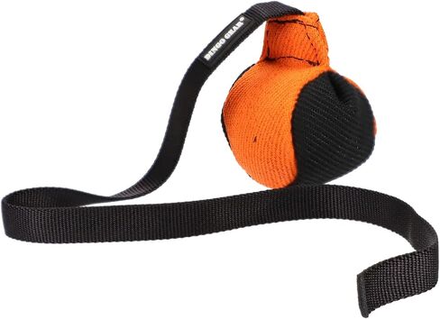 Dingo Gear training french linen toy ball with long handle, dog toy for fetch, reward, dog training, color blue-black S02815 in Saudi Arabia