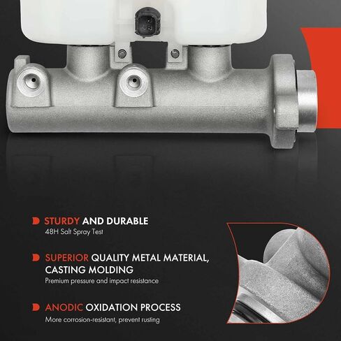 A-Premium Brake Master Cylinder with Reservoir and Sensor Compatible with Dodge Vehicles - Ram 2500, Ram 3500, 2003 2004 2005 - Replace# 5093407AA in Saudi Arabia