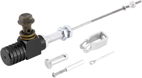 Acouto Clutch Slave Cylinder Motorcycle، مضخة فرامل القابض الهيدروليكي، M10x1.25mm مضخة فرامل أسطوانة القابض الهيدروليكي الرئيسية للدراجات النارية ATV Dirt Bike (أسود) in Saudi Arabia