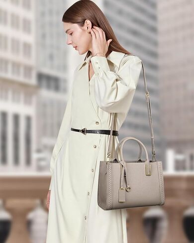 Over Earth Geniune Leather Satchel Bags for Women Soft Leather Top Handle Handbags Classic Crossbody Purses in Saudi Arabia