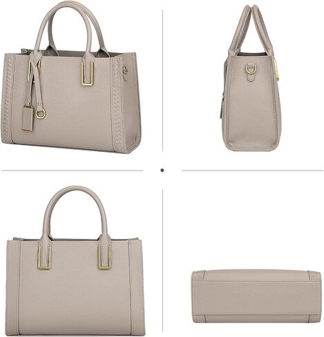 Over Earth Geniune Leather Satchel Bags for Women Soft Leather Top Handle Handbags Classic Crossbody Purses in Saudi Arabia