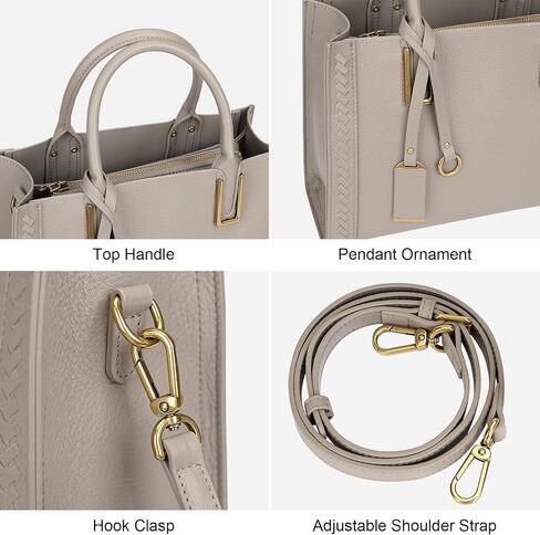 Over Earth Geniune Leather Satchel Bags for Women Soft Leather Top Handle Handbags Classic Crossbody Purses in Saudi Arabia