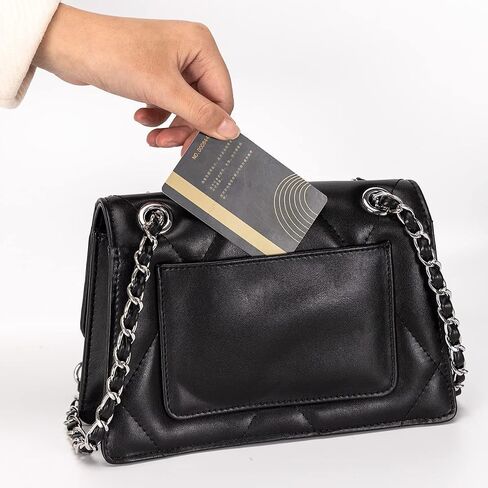 Jackie&Jill Quilted Crossbody Bags for Women,Small Shoulder Purse with Chain Strap,Classic Square Satchel Handbag. in Saudi Arabia