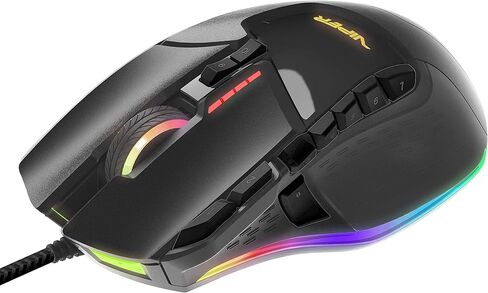 ماوس ليزر Patriot Viper Gaming V570 RGB Blackout Edition Pro يصل إلى 12000 نقطة في البوصة in Kuwait