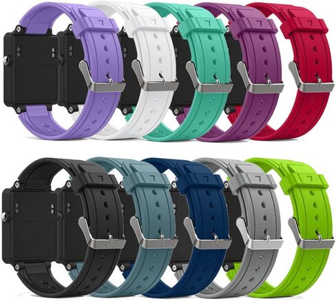 Band for Garmin Vivoactive, Soft Silicone Replacement Watch Band for Garmin Vivoactive/Vivoactive Acetate (No Tracker, Replacement Bands Only) in Saudi Arabia