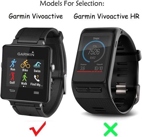 Band for Garmin Vivoactive, Soft Silicone Replacement Watch Band for Garmin Vivoactive/Vivoactive Acetate (No Tracker, Replacement Bands Only) in Saudi Arabia
