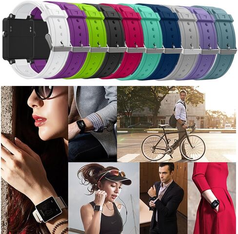Band for Garmin Vivoactive, Soft Silicone Replacement Watch Band for Garmin Vivoactive/Vivoactive Acetate (No Tracker, Replacement Bands Only) in Saudi Arabia