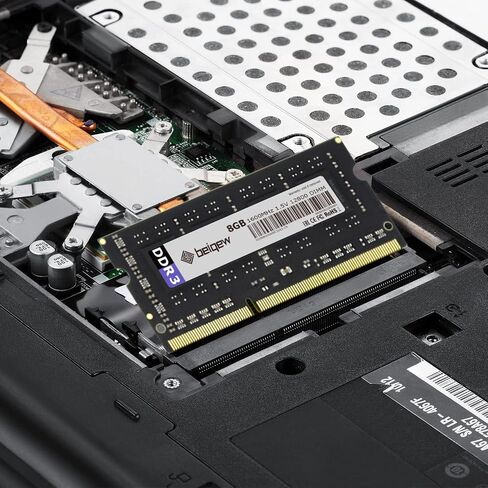 DDR3 Ram 8GB 1600MHz PC3-12800 CL11 1.5V Beiqew Notebook Computer Desktop SODIMM Memory 204-Pin Non-ECC Unbuffered Upgrade Memory Module in Saudi Arabia