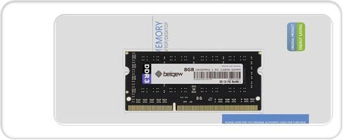 DDR3 Ram 8GB 1600MHz PC3-12800 CL11 1.5V Beiqew Notebook Computer Desktop SODIMM Memory 204-Pin Non-ECC Unbuffered Upgrade Memory Module in Saudi Arabia