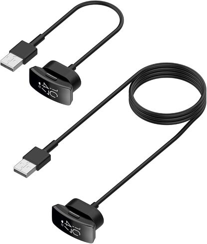 مشبك شحن AWINNER متوافق مع Fitbit Inspire and Inspire HR/Ace 2 - كابل شحن USB بديل لمحول الشحن لساعة اللياقة الذكية Inspire and Inspire HR Ace2 in Saudi Arabia