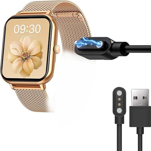 متوافق مع شاحن الساعة الذكية TAOPON ZL54، كابل شحن USB مغناطيسي بديل متوافق مع الساعة الذكية TAOPON ZL54 1.83 بوصة in Saudi Arabia