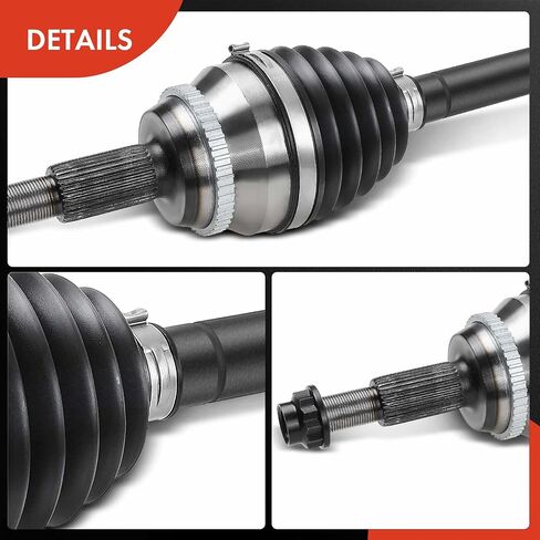 A-Premium Pair (2) Front CV Axle Shaft Assembly Compatible with Toyota Camry 2002-2006, Highlander 2004-2007, Solara 2004-2008 & Lexus RX330 2004-2006, RX350 2007-2009, ES300 2002-2003, ES330 in Saudi Arabia
