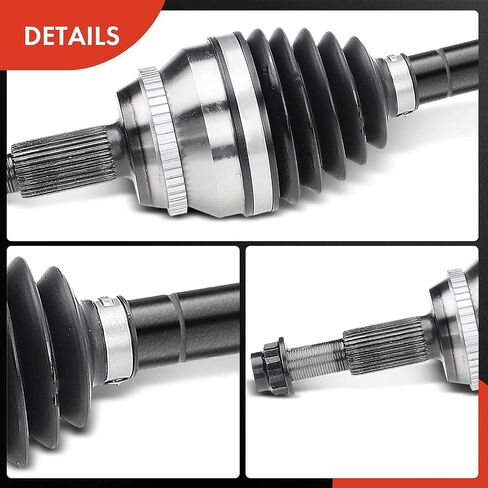 A-Premium Pair (2) Front CV Axle Shaft Assembly Compatible with Toyota Camry 2002-2006, Highlander 2004-2007, Solara 2004-2008 & Lexus RX330 2004-2006, RX350 2007-2009, ES300 2002-2003, ES330 in Saudi Arabia