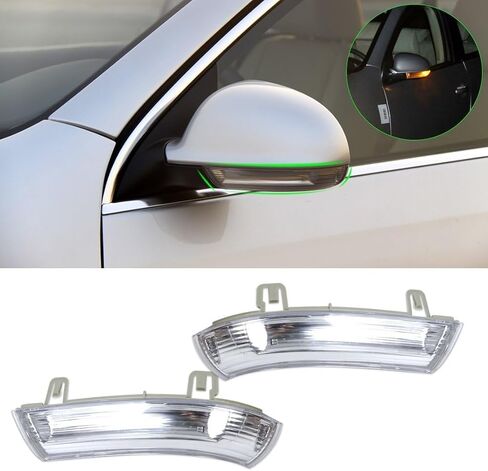 Side Marker Light Mirror Indicator Turn Signal Light Lamp for VW Golf MK5 (Inc. GTI) / Jetta MK5 / 05-12 Golf Plus / 05-11 Passat / 06-09 Rabbit / 03-10 SHARAN (Right Side) in Saudi Arabia