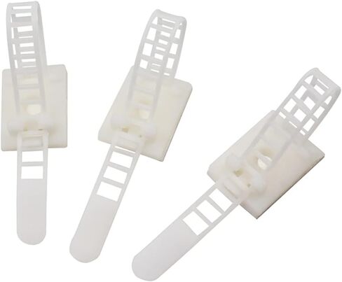 Cable Nylon Ties,Cable Classification Organizer Ties,Desktop Wire Self Adhesive Ties,20 Pieces Black Cable Ties in Saudi Arabia