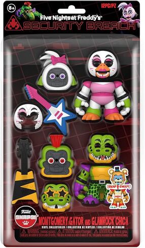 Funko Snaps!: Five Nights at Freddy's - Montgomery Gator and Glamrock Chica (2-Pack) in Saudi Arabia